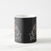 Mug Logo de café élégant de luxe (Centre)