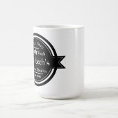 Mug Logo de café personnalisé (Centre)