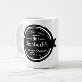 Mug Logo de café personnalisé (Devant gauche)