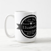 Mug Logo de café personnalisé (Gauche)