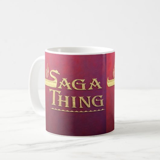Mug Logo de chose de saga (Devant gauche)