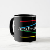 Mug Logo de couleurs simples (Devant gauche)