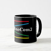 Mug Logo de couleurs simples (Devant droit)