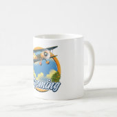 Mug logo de dessin animé Wyoming (Devant droit)