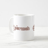 Mug Logo de fonctionnaire de ranch de tarte (Devant gauche)