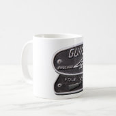 Mug Logo de fusil de chasse d'armes à feu et de (Devant gauche)