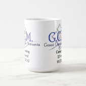 Mug Logo de GCM Tasse-Blanc (Centre)