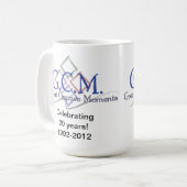 Mug Logo de GCM Tasse-Blanc (Devant gauche)