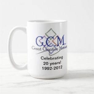 Mug Logo de GCM Tasse-Blanc