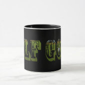 Mug Logo De Golf Dimensionnel Avec Boules, (Centre)