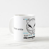 Mug Logo de Grydscaen anime "Black Holes" (Devant gauche)