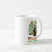 Mug Logo de HFSD DST avec le bloc des textes de DtT (Devant droit)
