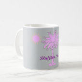 Mug Logo de la chaleur de Palmetto avec Bluffton, (Devant gauche)