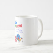 Mug Logo de la Coupe du café Tink (Devant droit)