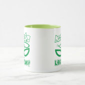 Mug Logo de la face de laboratoire de Dexter (Centre)