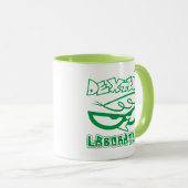 Mug Logo de la face de laboratoire de Dexter (Devant droit)