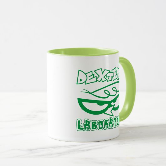 Mug Logo de la face de laboratoire de Dexter (Devant droit)