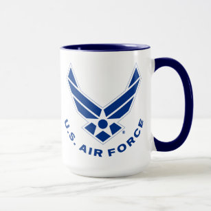 Mug Logo de la Force aérienne - Bleu