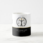 Mug Logo de la Justice Black White Gold (Centre)