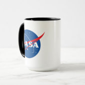 Mug Logo de la NASA Artemis Eclipse Black Trim (Devant gauche)