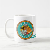 Mug Logo de la purée de café de Tipsy Pelican (Gauche)