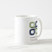Mug Logo de la société Customisée avec Business Slogan (Devant droit)