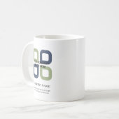 Mug Logo de la société Customisée avec Business Slogan (Devant gauche)