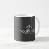 Mug Logo de la société d'architecture de démarrage d'e (Devant droit)