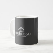 Mug Logo de la société d'architecture de démarrage d'e (Devant gauche)