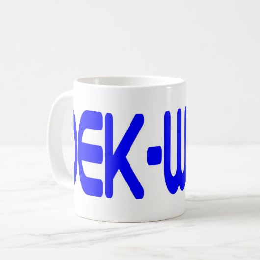 Mug Logo de la société de service de découpe de mousse (Devant gauche)