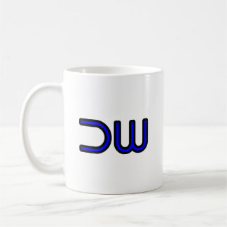 Mug Logo de la société DW DEK-WORX Bleu