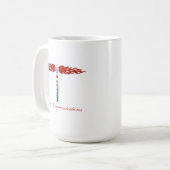 Mug Logo de la tour de communication JML (Devant gauche)