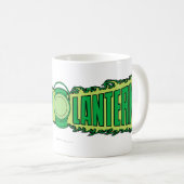 Mug Logo de lanterne verte avec lanterne (Devant droit)