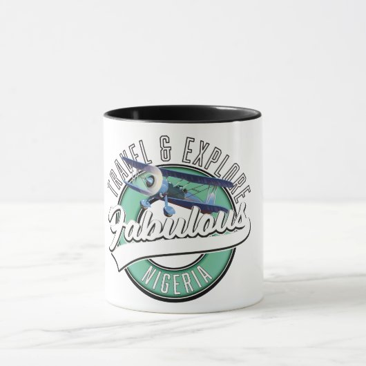 Mug Logo de l'Égypte fabuleuse pour explorer en voyage (Centre)