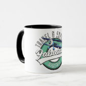 Mug Logo de l'Égypte fabuleuse pour explorer en voyage (Devant gauche)