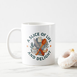 Mug Logo de l'entreprise A Slice of Life and Delight