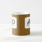 Mug Logo de l'entreprise Brun (Centre)