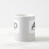 Mug Logo de l'entreprise Gris (Centre)
