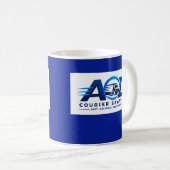Mug Logo de l'entreprise Navy (Devant droit)