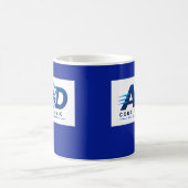 Mug Logo de l'entreprise Navy (Centre)