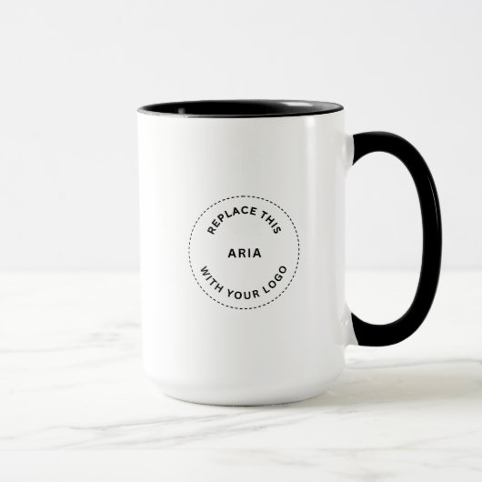 Mug Logo de l'entreprise - Page arrière (Droite)