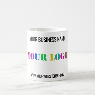 Mug Logo de l'entreprise personnalisée et boîte de tex