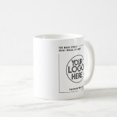 Mug Logo de l'entreprise personnalisée moderne (Devant droit)
