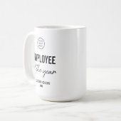 Mug Logo de l'entreprise Prix de l'employé de l'année (Devant gauche)