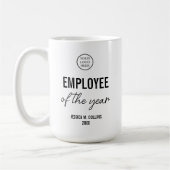 Mug Logo de l'entreprise Prix de l'employé de l'année (Gauche)
