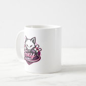 Mug Logo de l'équipe de bowling Foxy Ladies (Devant gauche)
