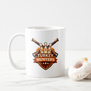 Mug Logo de l'équipe de bowling Turkey Hunters