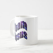 Mug Logo de l'équipe Jésus, (Devant gauche)