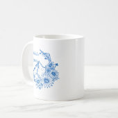 Mug Logo de l'Héritage de Rebekah (Devant gauche)