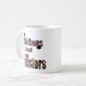 Mug Logo de l'image de poulet et de coqs, (Devant gauche)
